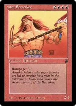 Magic MTG - AErathi Berserker - Legends - EXC - EN - Image 1