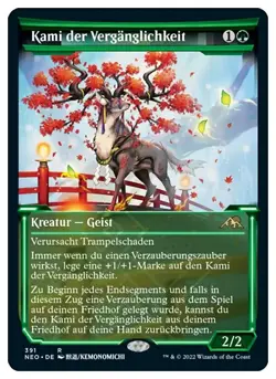 MTG Magic the Gathering Kami der Verganglichkeit (V.1) NEO 391 rare deutsch - Image 1