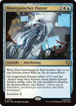 MTG Magic the Gathering Spiderman SPM 124 Bioorganischer Panzer rare deutsch - Image 1