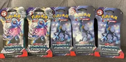 Pokemon Scarlet & Violet Temporal Forces Sleeved Booster 5-Packs - Image 1