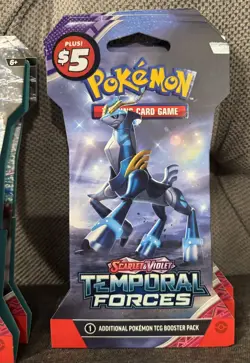 Pokemon Scarlet & Violet Temporal Forces Sleeved Booster 5-Packs - Image 3
