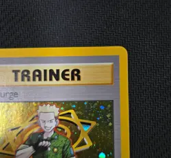 Lt. Surge 17/132 Gym Heroes Holo 1st Edition Pokemon TCG LP - Image 4