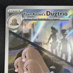 Team Rockets Dugtrio 239/217 - Pokemon TCG - Ascended Heros Illustration Rare - Image 2