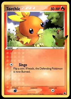 Mudkip 59/109 Torchic 74/109 Treecko 76/109 Promo JUMBO Pokemon Card - Image 2