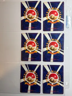1996 Pocket Monster Japanese Cards Lot of 6 Nintendo EX - Image 5