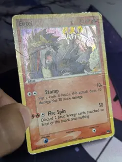 Entei 1/17 Pop Series 2 Pokemon Card Holo Foil Rare Ex Era 2006 HP - Image 4