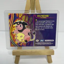 2001 Pokemon TOPPS TV ANIMATION #241 MILTANK (BLUE LOGO) - Image 2