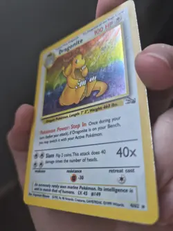 Pokemon TCG Dragonite Holo Fossil 1999 4/62 Card - Image 4