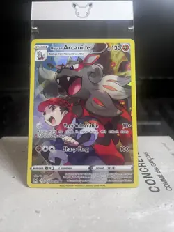 Pokemon TCG - Hisuian Arcanine TG08/TG30 Lost Origin Trainer Gallery LP Holo - Image 1