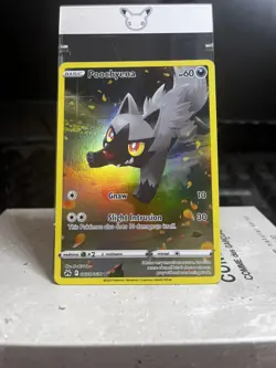 Pokemon TCG - Poochyena GG33/GG70 Holo Crown Zenith Galarian Gallery - Image 1