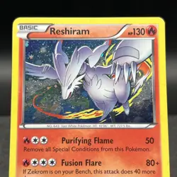 Reshiram 17/116 Cosmos Holo Rare BW Plasma Freeze Pokemon Card - Image 3