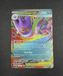 Mega Gengar ex 125/217 Double Rare Ascended Heroes Pokemon Holo - Image 1