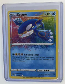 2021 Pokemon Sword & Shield Shining Fates Kyogre #021/072 - Image 1