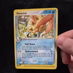 Omastar - 2003 Pokemon EX Sandstorm - #19/100 NEAR MINT - Image 1