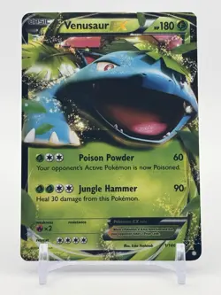 2014 Pokemon XY Base Set Venusaur EX 1/146 #1 NM - Image 1
