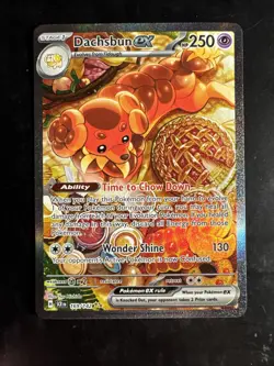 Pokemon Cards Dachsbun ex 169/142 Stellar Crown Special Illustration Rare NM - Image 1