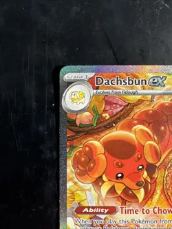 Pokemon Cards Dachsbun ex 169/142 Stellar Crown Special Illustration Rare NM - Image 2