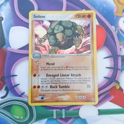 Pokemon TCG Golem 6/92 Legends Rare Regular Holo English - Image 1