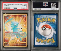 PSA 10 Pokemon 2021 Celebrations Mew Full Art 25/25 Secret Shiny - Image 5