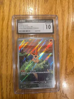 Victini 208 Pokemon TCG SV Promo Card Illustration Collection, English - Image 1