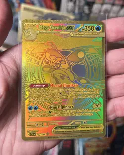 Pokemon TCG - Mega Greninja EX 122/086 - Gold Full Art Foil English - Image 1
