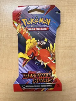 Sleeved Booster Pack - Sv10: Destined Rivals - Ethan + Ho-Oh ex - Pokemon TCG - Image 1