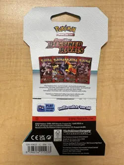 Sleeved Booster Pack - Sv10: Destined Rivals - Ethan + Ho-Oh ex - Pokemon TCG - Image 2