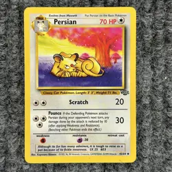 Vintage Pokemon Jungle Persian 42/64 Uncommon MP Card - Image 1