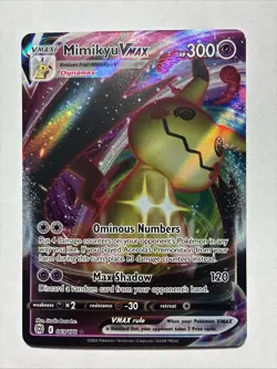 Mimikyu VMAX - 069/172 Ultra Rare Brilliant Stars NM Pokemon TCG - Image 1