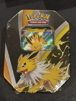 Pokemon TCG: Eevee Evolutions Tin - Jolteon V New Factory Sealed - Image 1