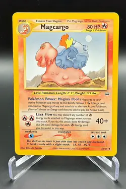 1999 Vintage Magcargo 33/64 Neo Revelation Regular Rare Pokemon WOTC - Image 1