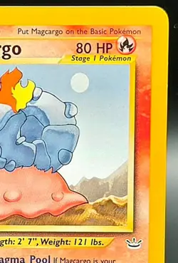 1999 Vintage Magcargo 33/64 Neo Revelation Regular Rare Pokemon WOTC - Image 4