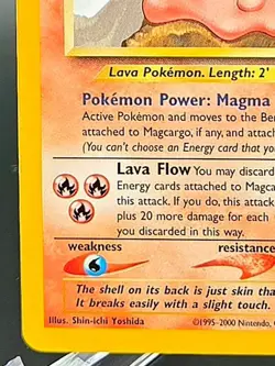 1999 Vintage Magcargo 33/64 Neo Revelation Regular Rare Pokemon WOTC - Image 5