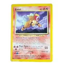 Pokemon TCG Entei 17/64 Neo Revelation Rare 60 HP English 2000 Unlimited - Image 1
