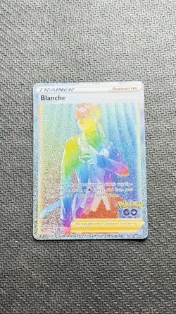 Pokemon Card Blanche 082/078 Pokemon GO Secret Rare Full Art Holo English NM - Image 5
