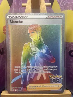Pokemon TCG Blanche Pokemon Go 082/078 Holo Secret Rare Rainbow - Image 1