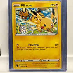 Pikachu Raichu Pichu Pokemon Card Lot w Custom 3D Printed Display Stands - Image 3