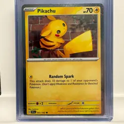 Pikachu Raichu Pichu Pokemon Card Lot w Custom 3D Printed Display Stands - Image 4