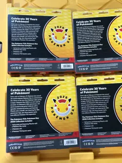 Qty 4 Pokemon Day 30th Anniversary Cosmos Pikachu Box Lot Booster Bundle Sealed - Image 5