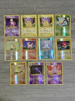 Pokemon TCG XY Evolutions x11 Card Lot 8x Reverse Holos + Mewtwo + 2x Pikachu NM - Image 1