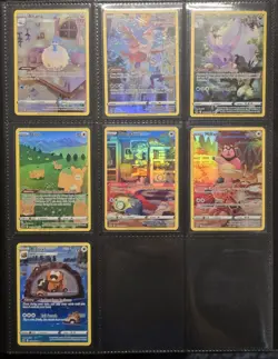 Pokemon TCG Crown Zenith Galarian Gallery 33 Card Lot, Pikachu, Lapras NM - Image 3