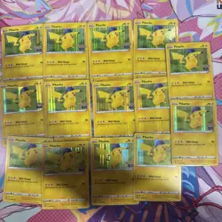 ~ Pikachu 028/078 Pokemon GO Holo Lot of 14 All NM ~ - Image 1