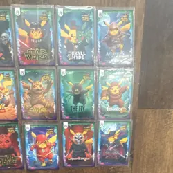 Lot Of 34 Holo Pokemon Pikachu Cosplay Horror Cards All In Excellent Condition - Image 3