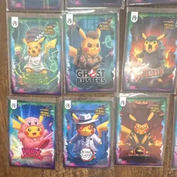 Lot Of 34 Holo Pokemon Pikachu Cosplay Horror Cards All In Excellent Condition - Image 5