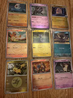 Pokemon Ascended Heroes Reverse Lot Of 9 Pikachu Gastly Mimikyu Charmander - Image 1