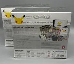 Lot of 2 Pokemon 25th Anniversary Celebrations ETB Elite Trainer Boxes Sealed - Image 2
