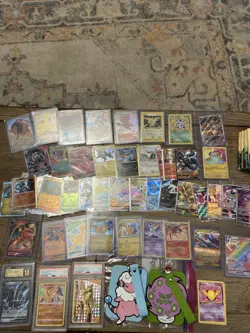 Pokemon TCG Lot Charizard V Pikachu Mew Zapdos SWSH Promos Holo Foil lot - Image 1