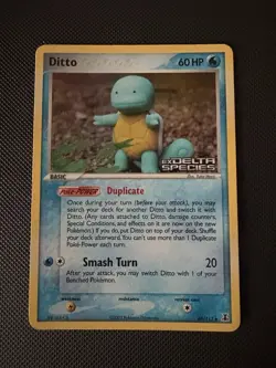 Squirtle Ditto Reverse Holo Stamped 40/113 Delta Species Pokemon Card NM - Image 1