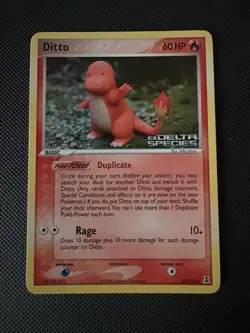 Ditto Charmander 37/113 EX Delta Species Stamped Reverse Holo 2005 Pokemon Card - Image 1