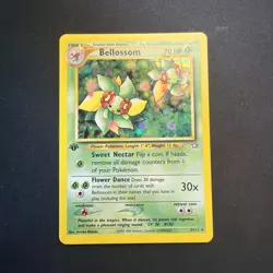 Neo Genesis #003/111 Bellossom 1st Edition WOTC Pokemon Card Holo NM - Image 1